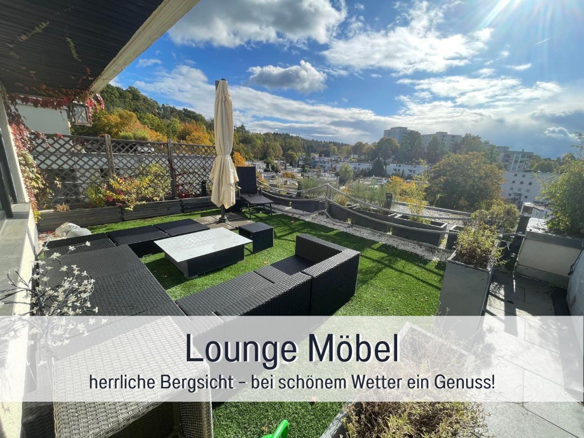 Penthouse - 3 Schlafzimmer- Sonnige Dachterrasse -Whirlpool & Alpenblick - Perfekt Fuer Romantik Oder Familienurlaub Mit Kind, Hund Willkommen - By Ferienwohnenamsee - Иберлинген Экстерьер фото