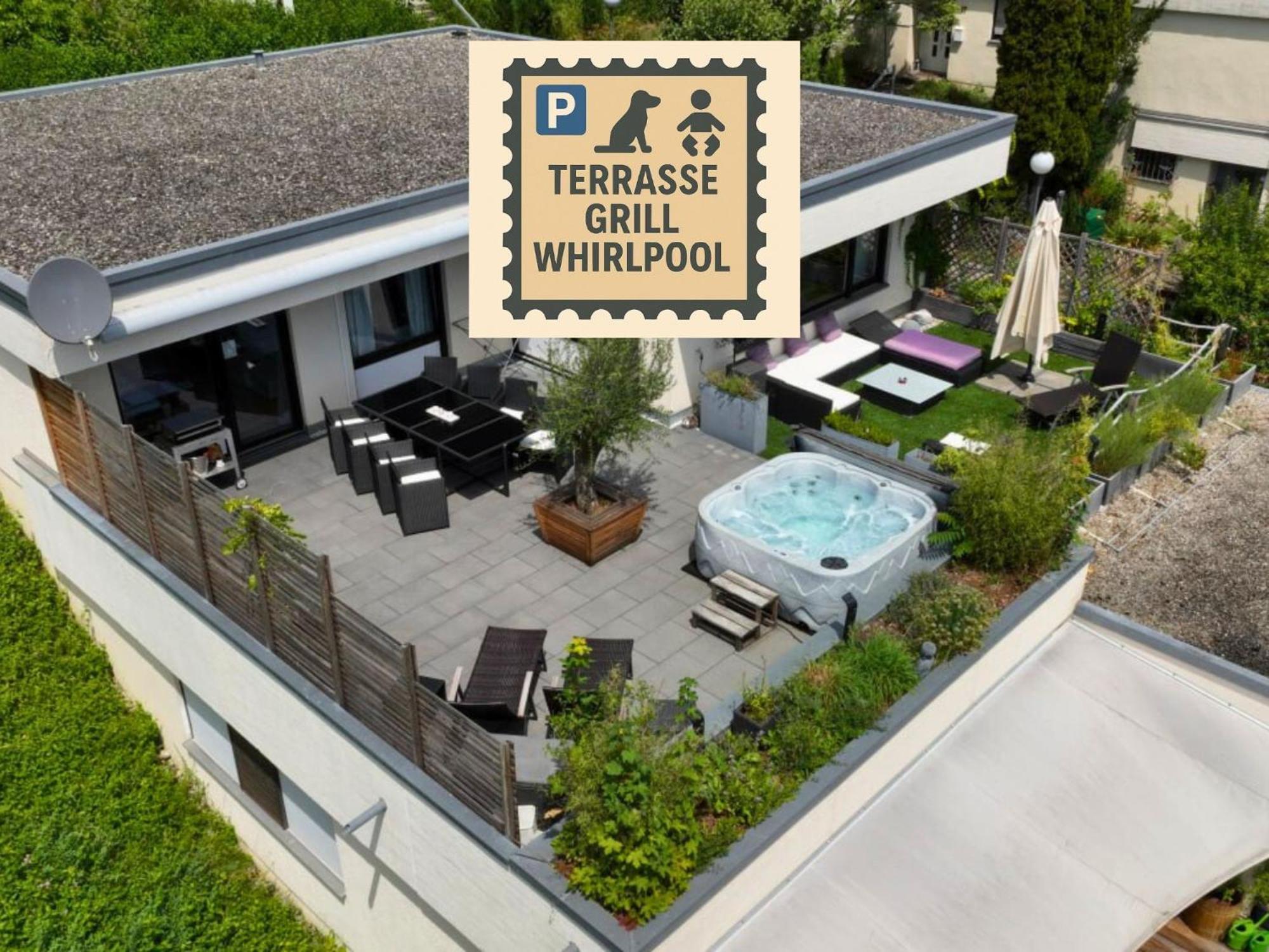 Penthouse - 3 Schlafzimmer- Sonnige Dachterrasse -Whirlpool & Alpenblick - Perfekt Fuer Romantik Oder Familienurlaub Mit Kind, Hund Willkommen - By Ferienwohnenamsee - Иберлинген Экстерьер фото